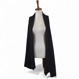 Alice & Olivia 100% Cashmere Vest Women’s XS Draped‎ Open Placket Sleeveless
